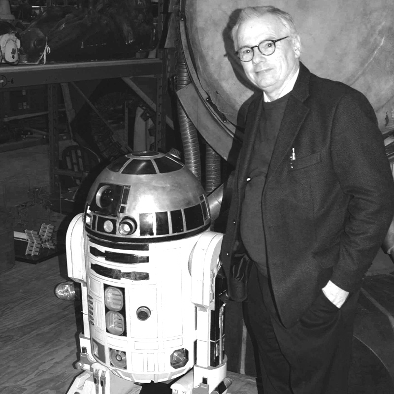 robert bailey at star wars together with r2d2 - artist presented by premium modern art germany
