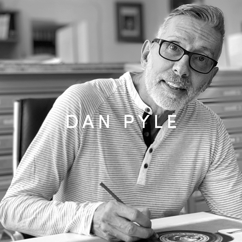 Dan Pyle Artist Button Premium Modern Art