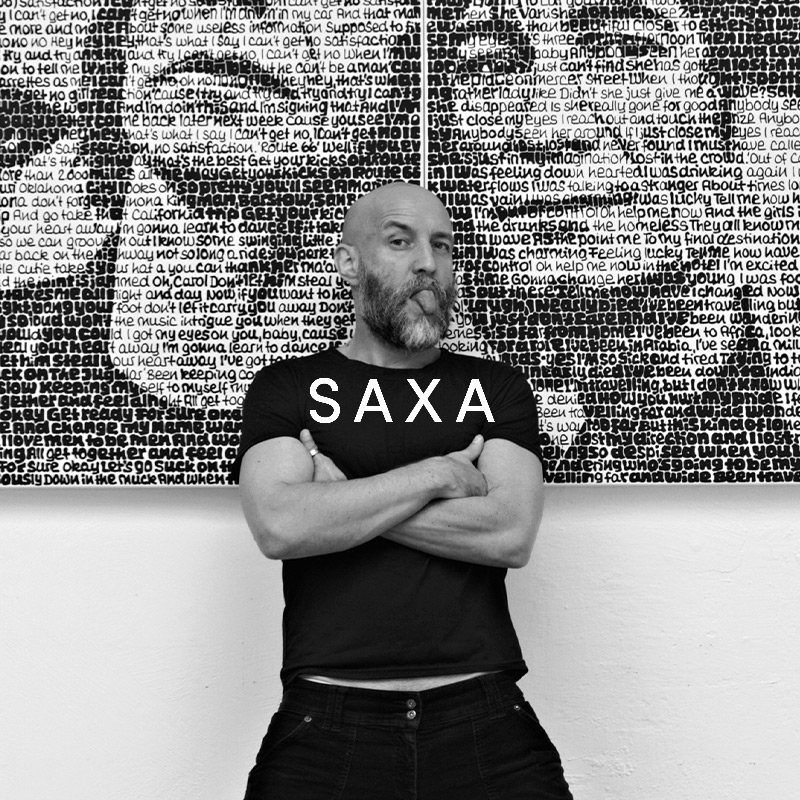 SAXA Sascha Lehmann Artist Foto by Monika Nonnenmacher Premium Modern Art Button