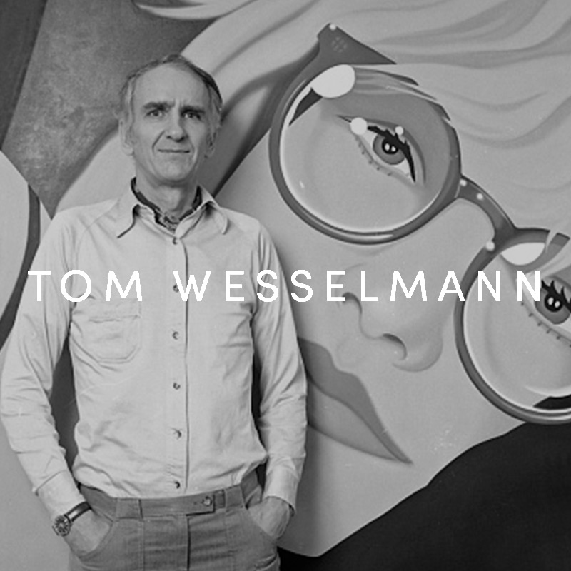 Tom Wesselmann Artist Premium Modern Art Button